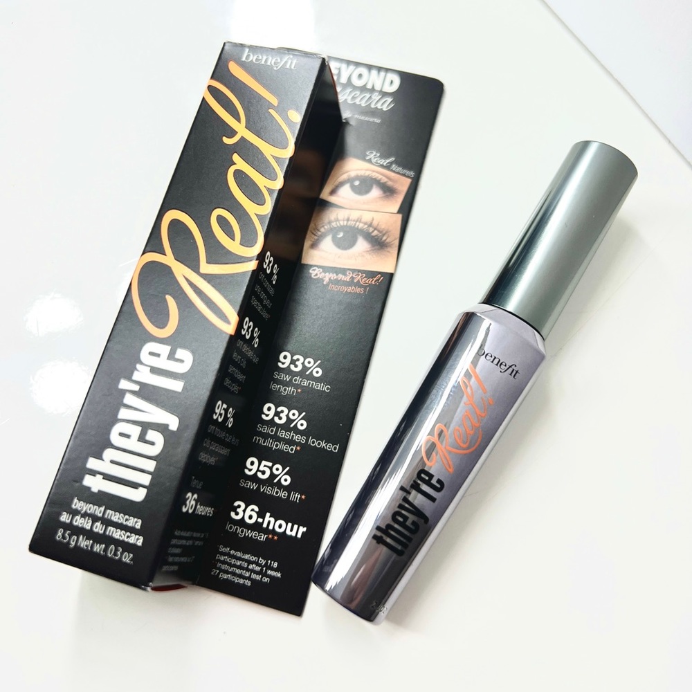 Benefit Cosmetics They’re REAL Mascara shade Jet Black.